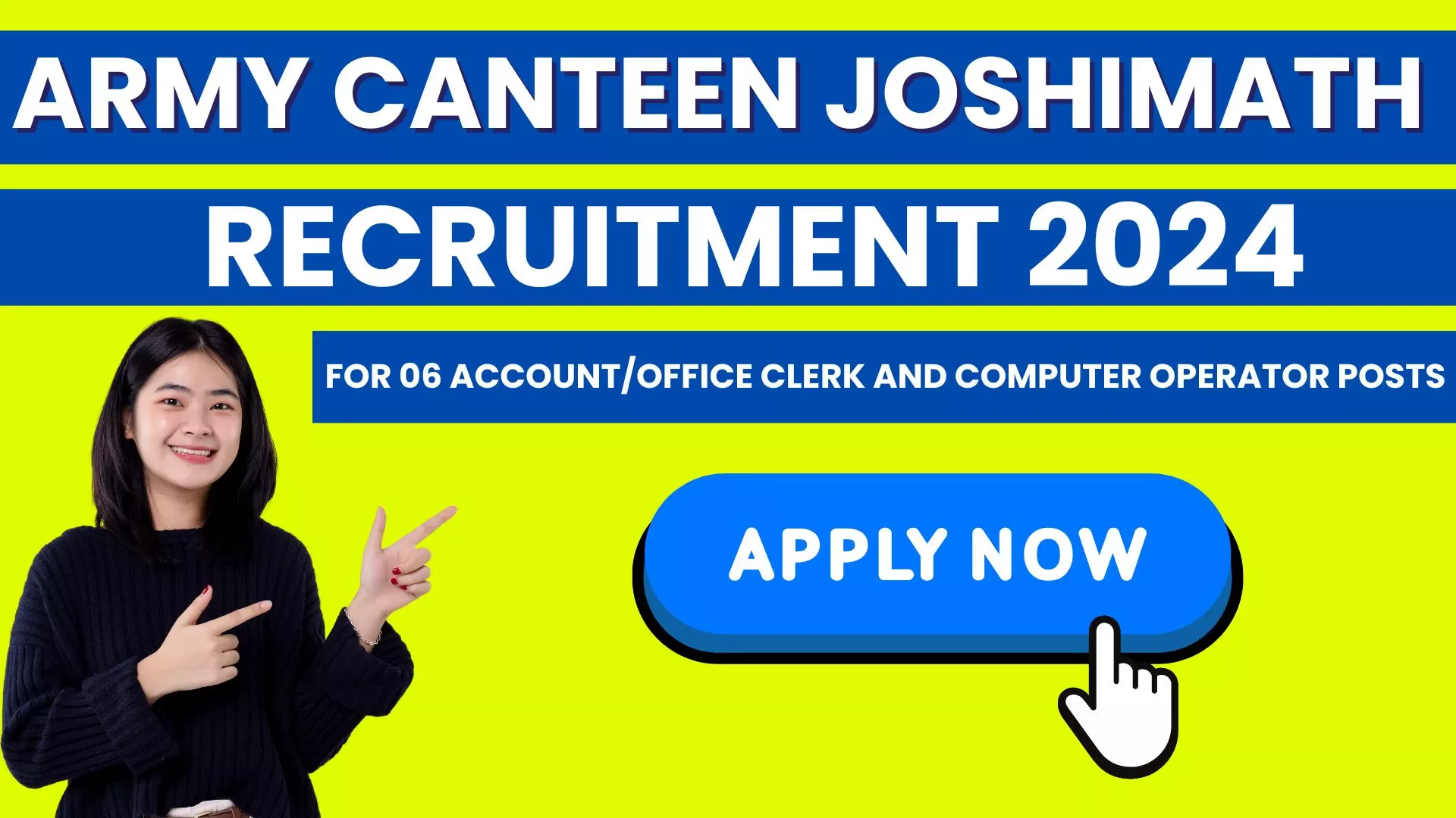 Army Canteen Joshimath Recruitment 2024 for 06 Posts, How to Apply