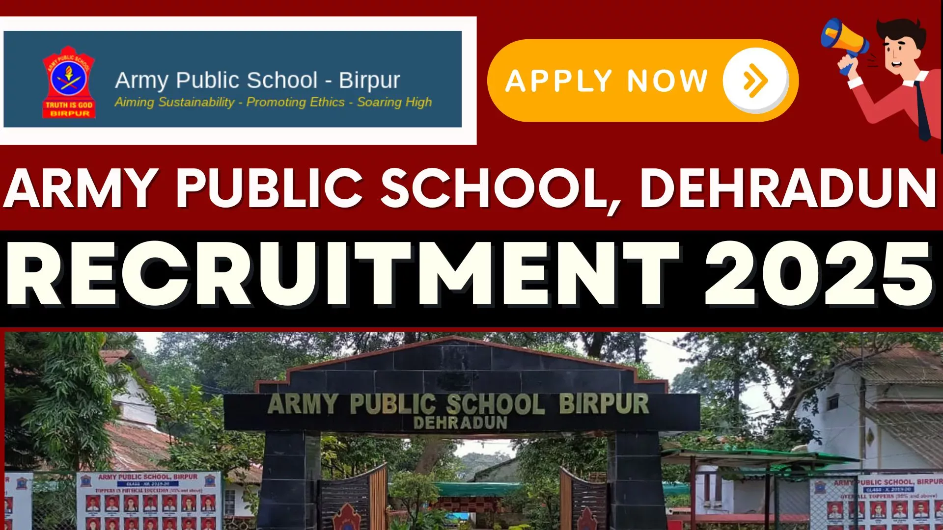 Army Public School, Dehradun Recruitment 2025, For 11 Posts